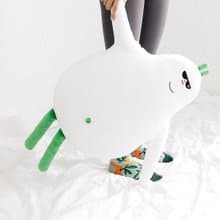 裝蒜三兄弟抱枕 蒜頭大哥 可摳肚臍眼解壓(!) 靠枕 玩具 坐墊