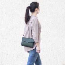 簡輕隨身包 / 側背包 -- 森林綠