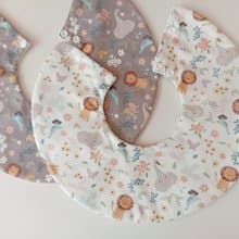 【11/14後出貨】彌月禮物 轉轉C兜  圍兜  口水巾 嬰兒圍兜