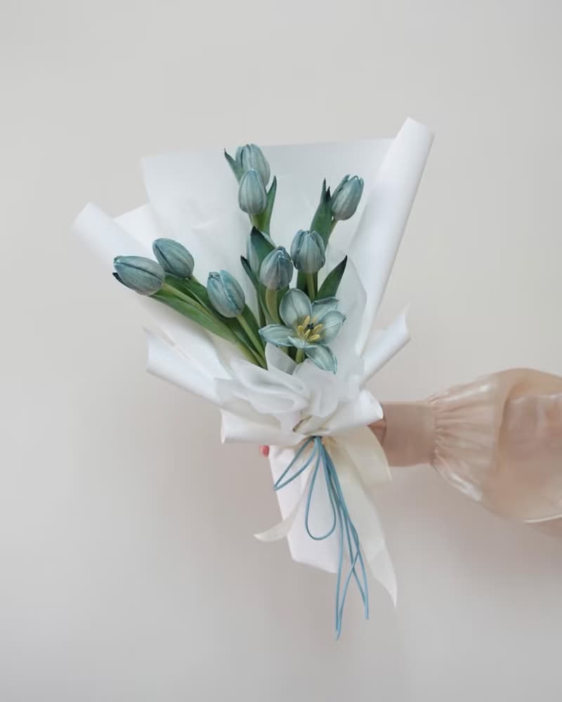 鬱金香花束 七夕 情人節花束 韓式花束  生日花束 女友禮物