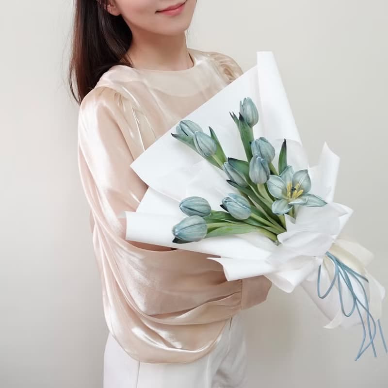 鬱金香花束 七夕 情人節花束 韓式花束  生日花束 女友禮物