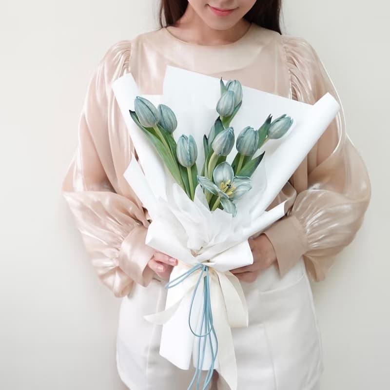 鬱金香花束 七夕 情人節花束 韓式花束  生日花束 女友禮物