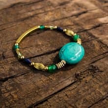 幸運貴人運 ∣ 青金石 橄欖石 天然石水晶手鍊