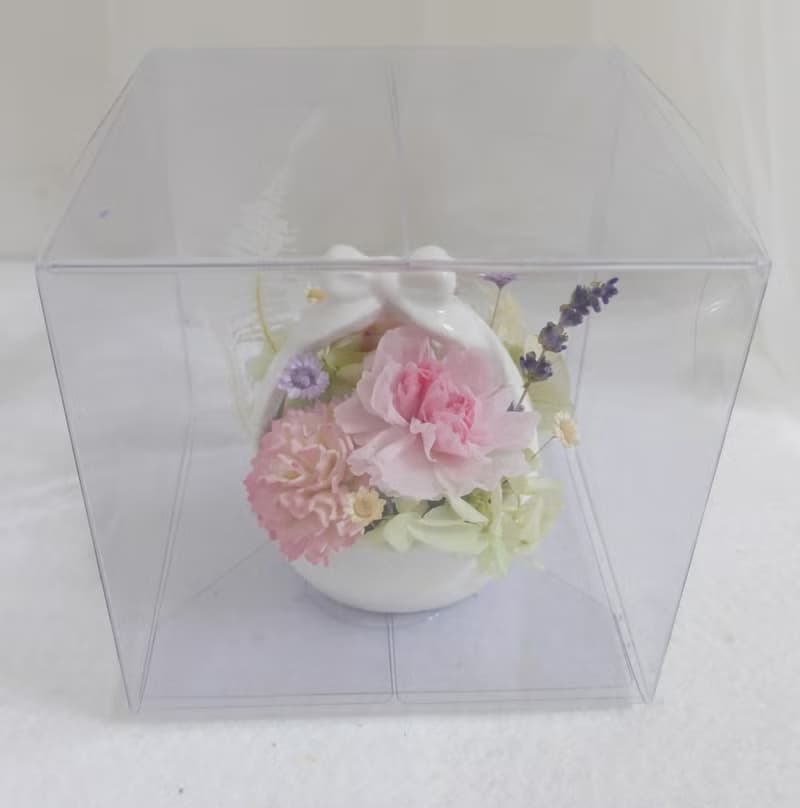 謝謝你來當我的寶貝康乃馨玫瑰永生盆花 彌月禮禮畢業花束禮物七