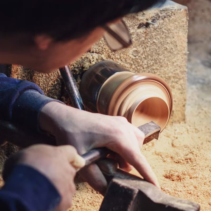 茶筒 KARMI ・俵・ブラック – 我戸幹男商店