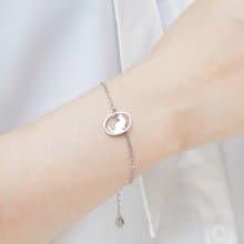 回頭的貓手鍊 - 貓咪小印章系列-抗敏醫療鋼