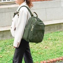 秀麗簡約機能款通勤休閒後背包23346-經典綠