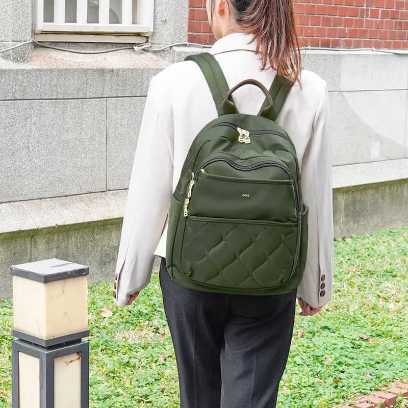 秀麗簡約機能款通勤休閒後背包23346-經典綠