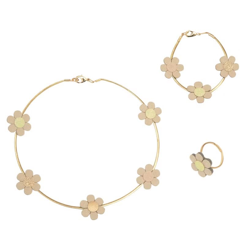 英國Mimi & Lula_SS25_春日花園_小雛菊飾品3入組 兒童髮飾