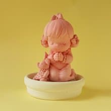 祈禱女小娃 擴香石小盤套組 辦公室小物 香氛禮贈