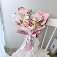 【艸弄Garden Lane Floral】粉色情懷永生花束