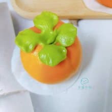 柿柿如意 柿子饅頭 收涎 供佛 拜拜祝壽 送禮節慶牛奶饅頭 無包餡