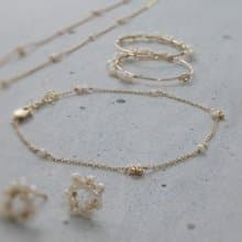 六月誕生石 手鍊 珍珠 迷你珍珠  - 獎勵 -