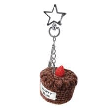 每天都是我的生日  迷你蛋糕鑰匙圈 黑巧克力