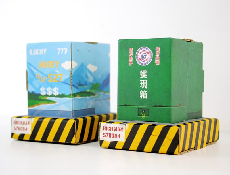 父親節禮物【DOUBLE Q】微縮變現箱存錢筒-兩入/組 | 療癒 趣味