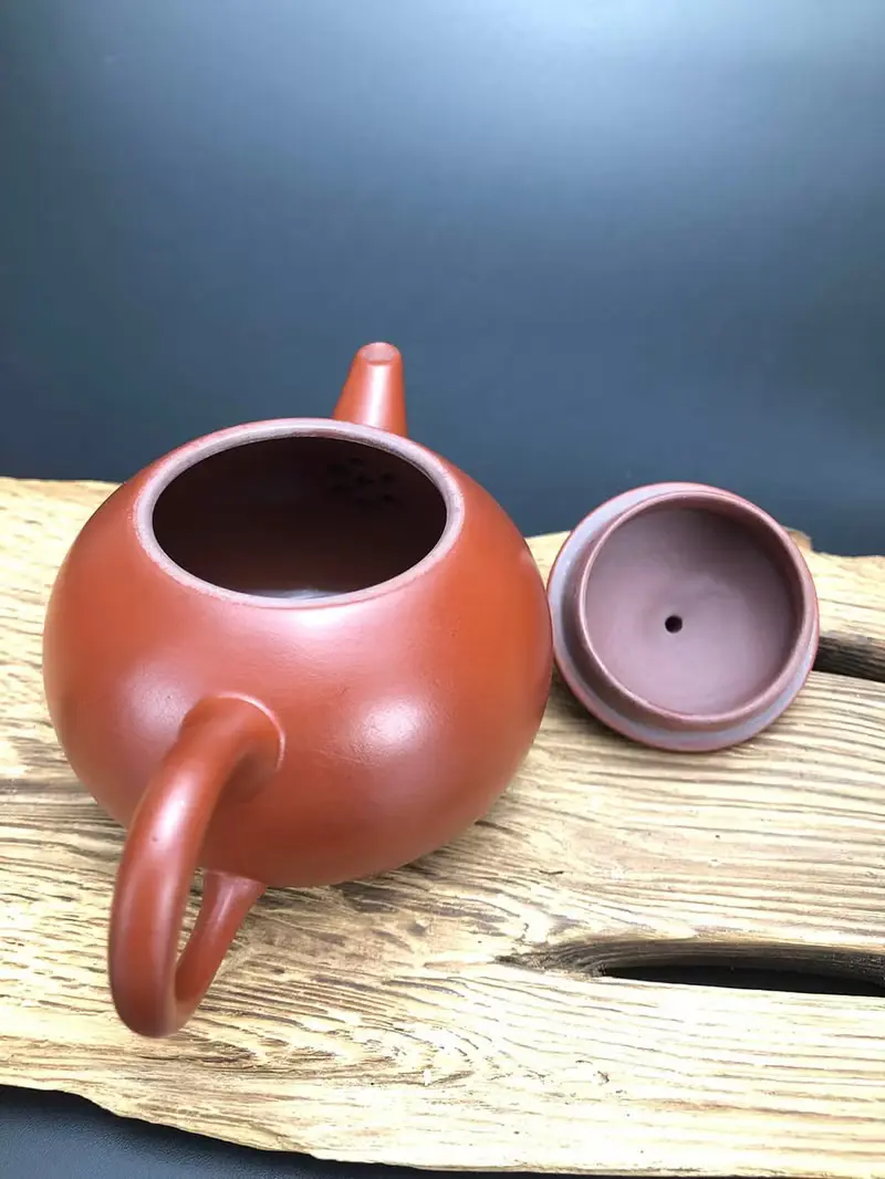 台灣永隆瓷藝【朱泥】文旦壺