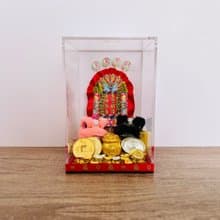 迷你花牌擺設(毛毛醒獅版) - 現貨