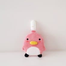 Bucute粉紅企鵝護身符.御守套/寶寶專用/手工製作/彌月禮物
