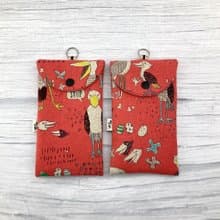 可愛大嘴鳥—鋪棉紅包袋/手機袋/存摺現金袋