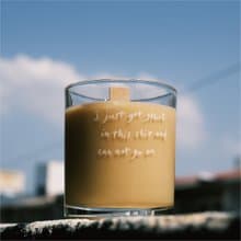 GIN DU LAN系列－卡關 甜橙&玫瑰天竺葵 250ml香氛木片蠟燭