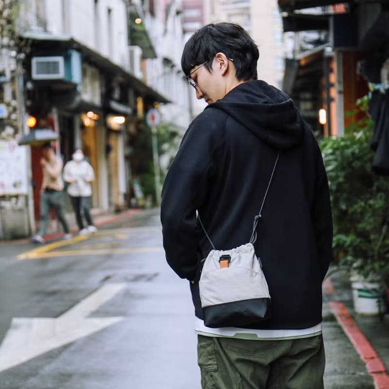 山系漫遊小廢包/防潑水束口包/都會工裝風/側背包/dg120