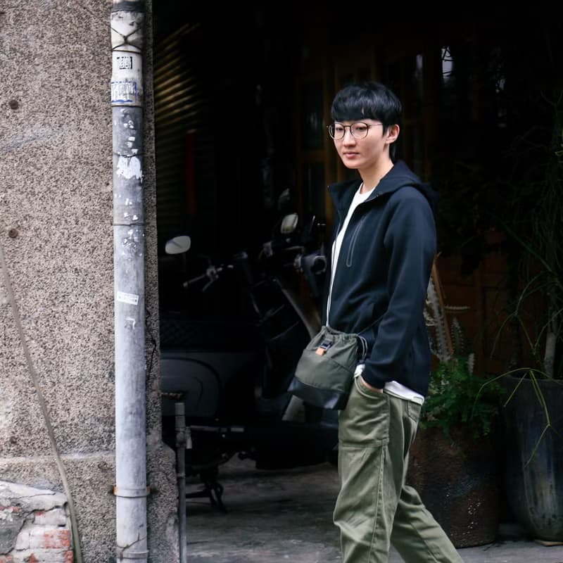 山系漫遊小廢包/防潑水束口包/都會工裝風/側背包/dg120