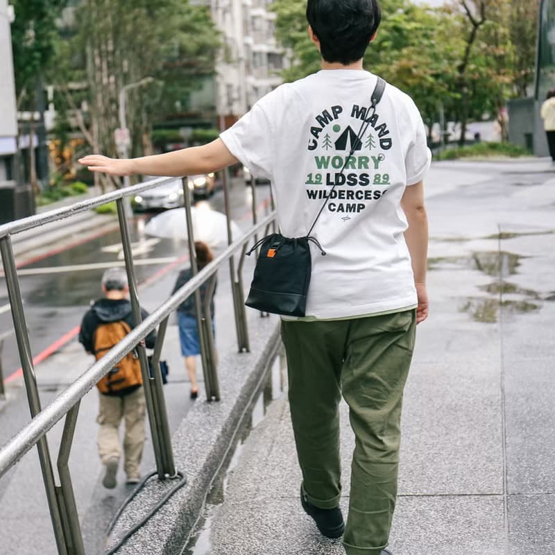 山系漫遊小廢包/防潑水束口包/都會工裝風/側背包/dg120