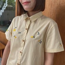 Shirt Dress : 連衣裙  Vanilla Cream 淺黃色