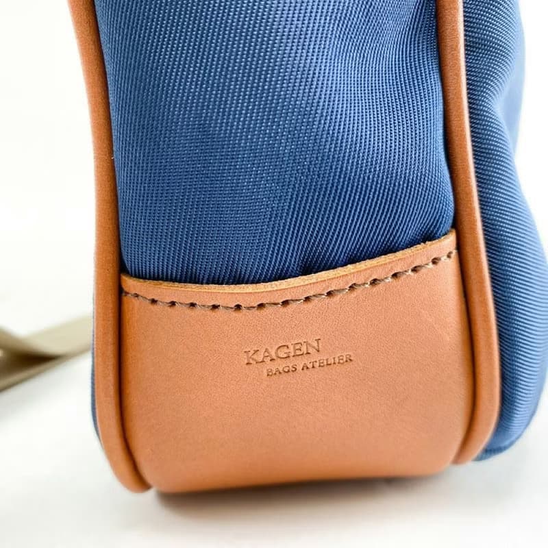 日本豊岡鞄 Kagen MASK+橫型肩包 芥末色