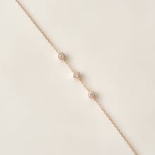 | ETHEREAL方映手鍊 | 18K金 鑽石輕珠寶