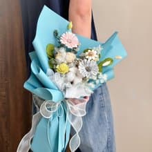 海洋之詩 乾燥花束 畢業花束