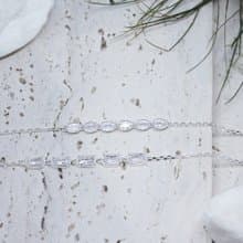 【美鑽銀飾】冰晶 | 長方 | 橢圓 | 鋯石純銀手鍊 | 大員囡仔