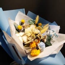 傾心陪伴乾燥花束 生日或見面的實用祝福花禮