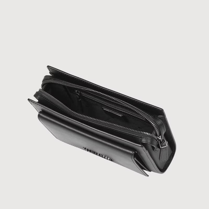 【滿3999送鑰匙圈】紐瓦斯 小型橫式斜背包-黑色/BF534-02-BK