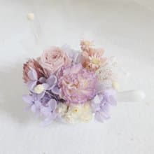 一起過生日莫蘭迪粉康乃馨 結婚捧花永生乾燥花情人節畢業花束七