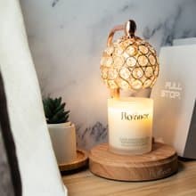 實木定時融蠟燈-雅典圓