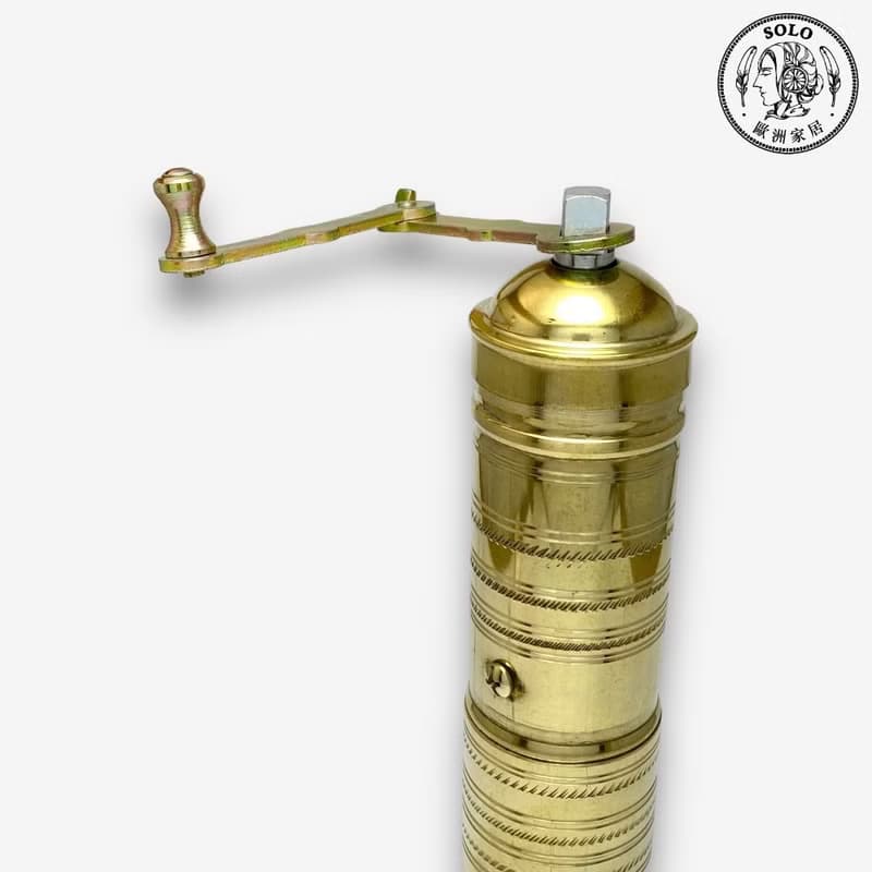 SOLO歐洲家居 - 土耳其傳統 手工黃銅 咖啡磨豆器 (直筒)