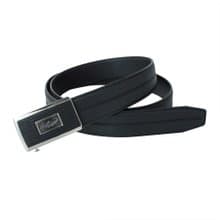 【真皮皮帶/24H出貨】紳士皮帶 自動穿扣 32MM 0101-42018-黑色