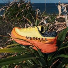MERRELL AGILITY PEAK 5 GTX輕量戶外慢跑越野運動鞋 男鞋-亮黃色