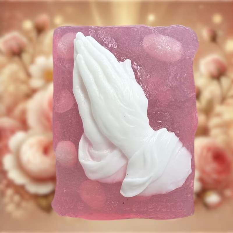 愛之石 粉水晶能量手工皂 祈禱 香氛手工皂
