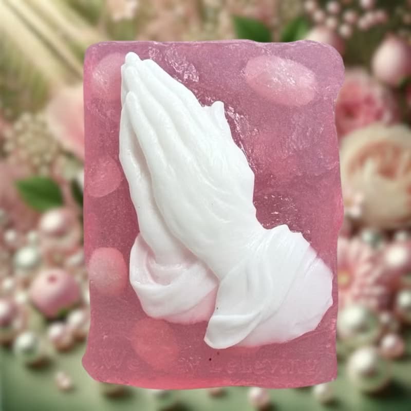 愛之石 粉水晶能量手工皂 祈禱 香氛手工皂