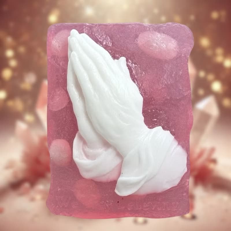 愛之石 粉水晶能量手工皂 祈禱 香氛手工皂