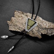 蛇年 金蛇富貴 真皮皮繩 保羅領帶 Bolo Tie  皮繩領帶 襯衫領繩