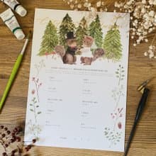 森林婚禮 /結婚書約(含燙金)