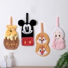 迪士尼立體造型擦手巾-小熊維尼 奇奇蒂蒂 米奇 小牡蠣 可掛式