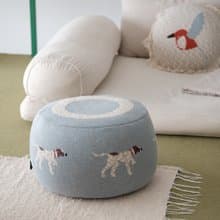 兒童房圓凳坐墩蒲團沙發腳踏擱腳蹬 生日喬遷禮物 可愛北歐風靠包