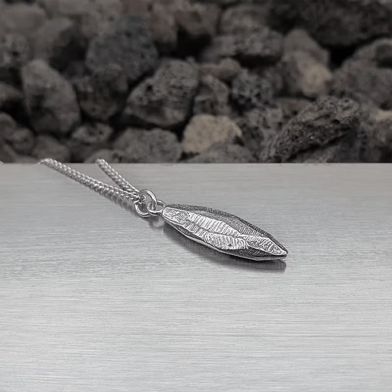 (925 Sterling Silver) Atypical Stone Necklace Ver.1