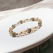 阿拉善、黃水晶/雙子座/星座水晶手鍊
