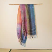 Wall Art　Sunset Over The Sea　Wall Decor　Tapestry　Shawl(L) 35 　silk　母親節　禮物　生日禮物