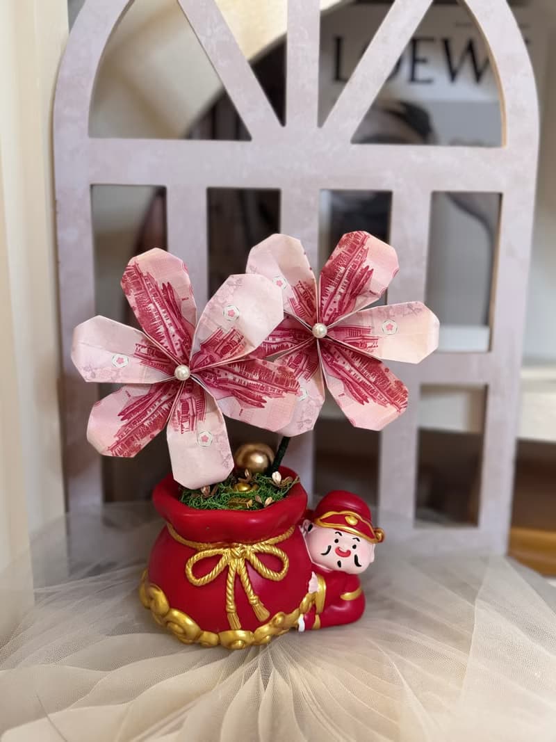 小財神 開幕禮 鈔票花禮